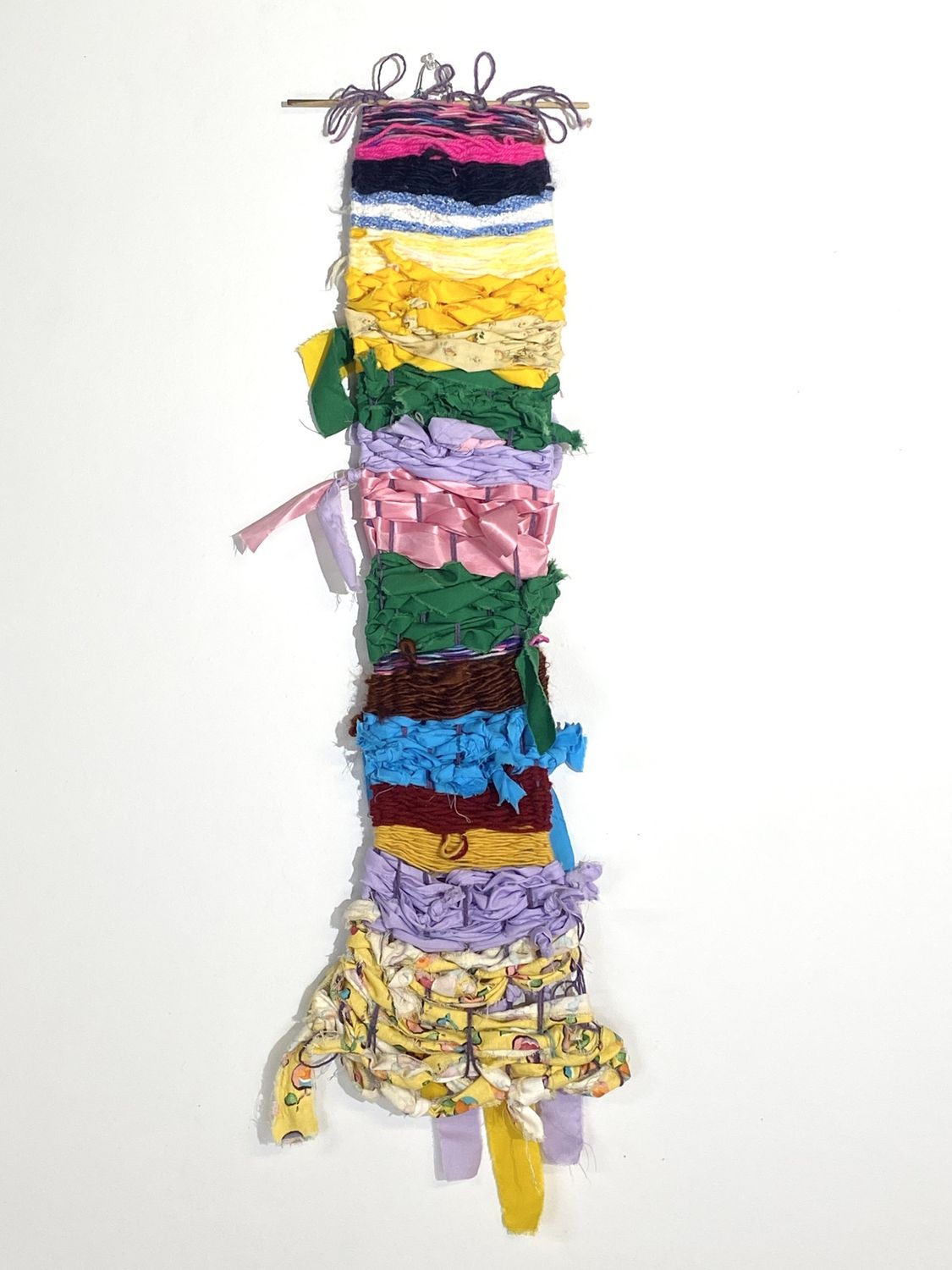 Untitled hand woven tapestry by Kelly Brown