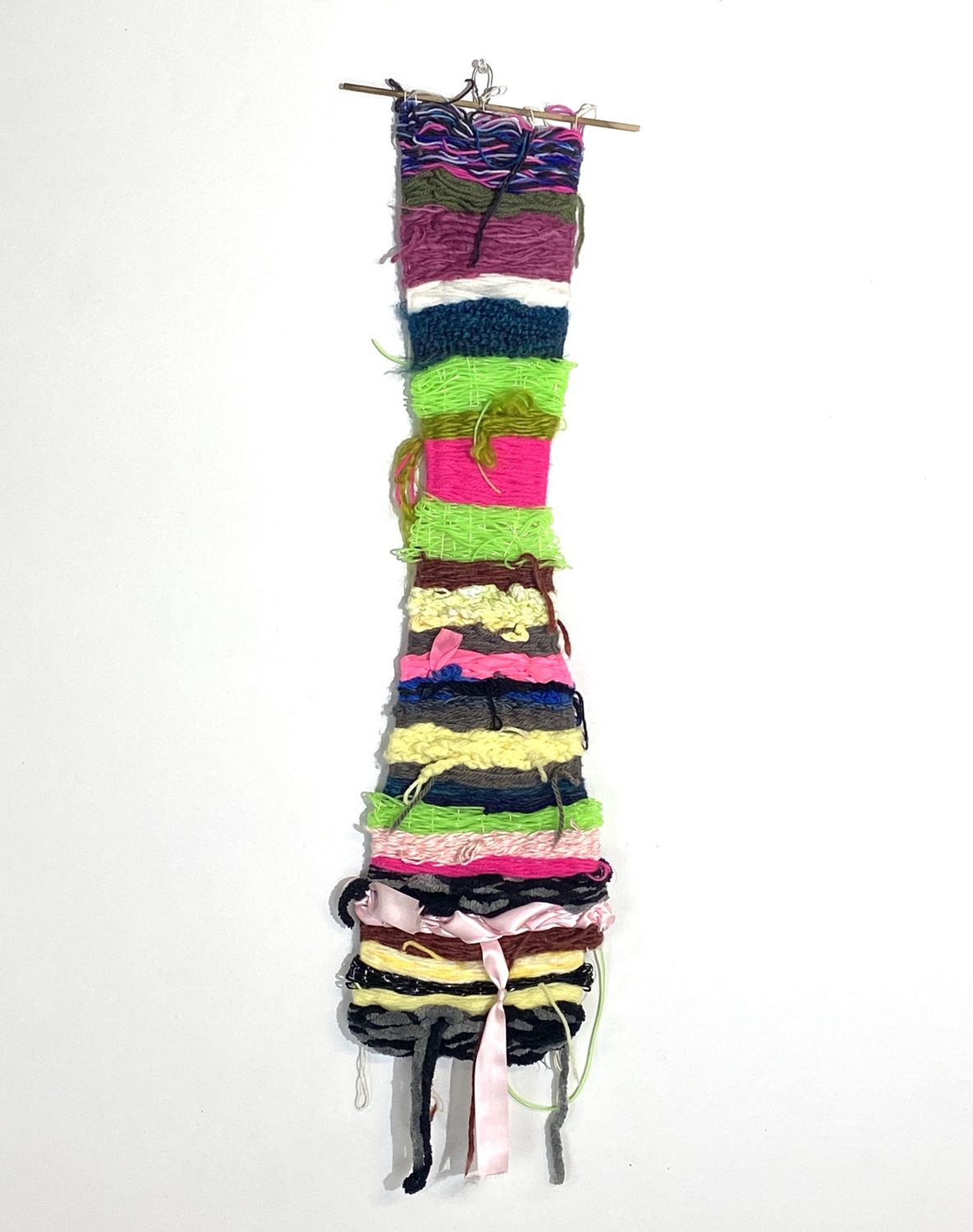 Untitled hand woven tapestry by Kelly Brown