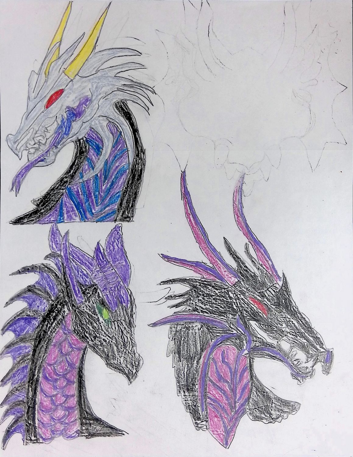 Dragon Heads by Kieran Loftus