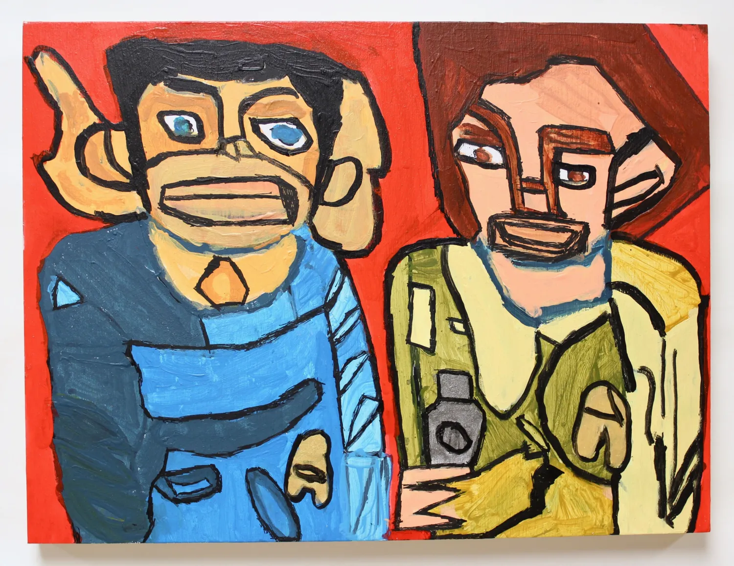 Spock and Captain Kirke by Mary T. Bevlock