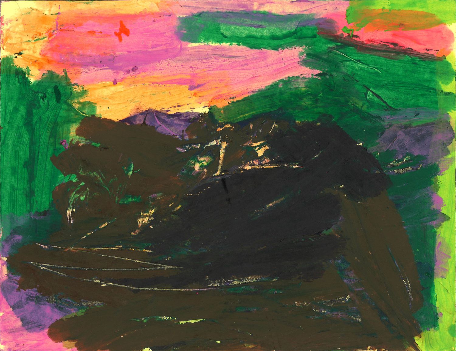 Untitled (Double sided drawing) by Molly Warren