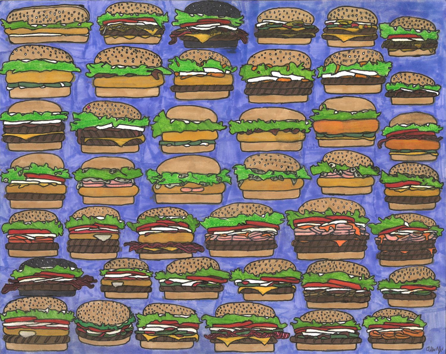 Burger King Food from South Korea by Allen Yu