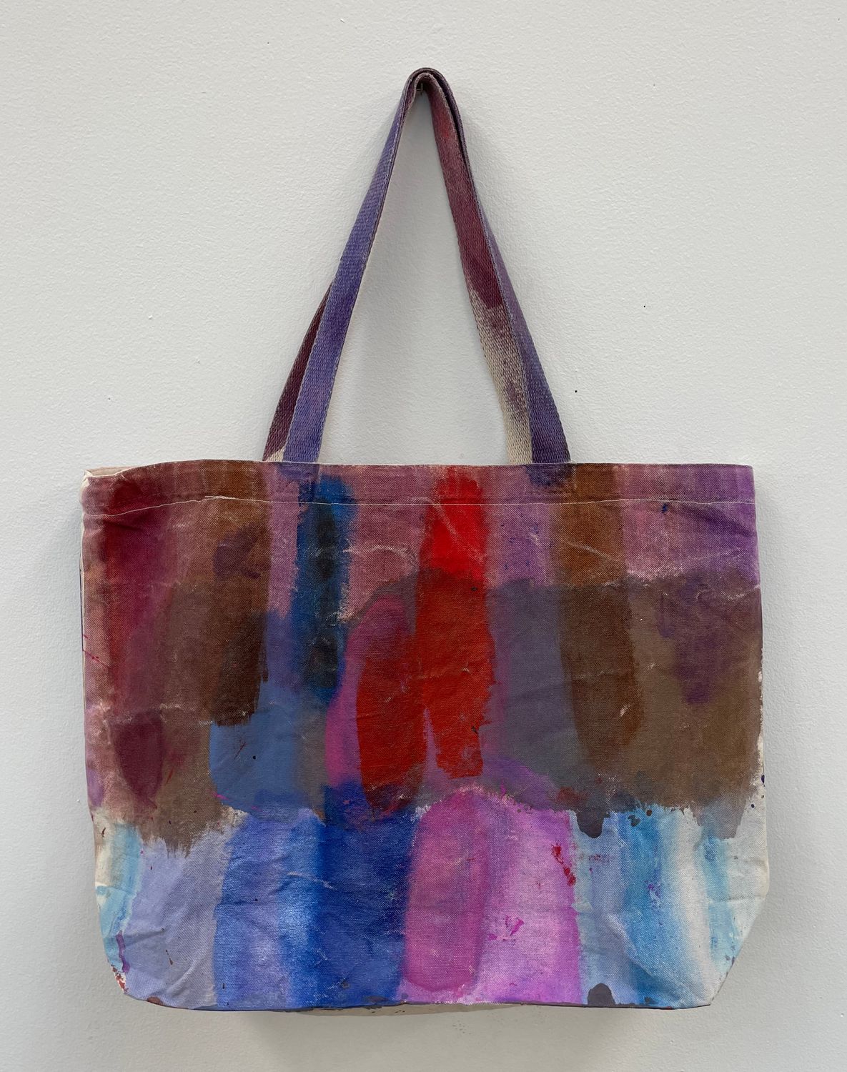 painted tote bag by Billy Bolds