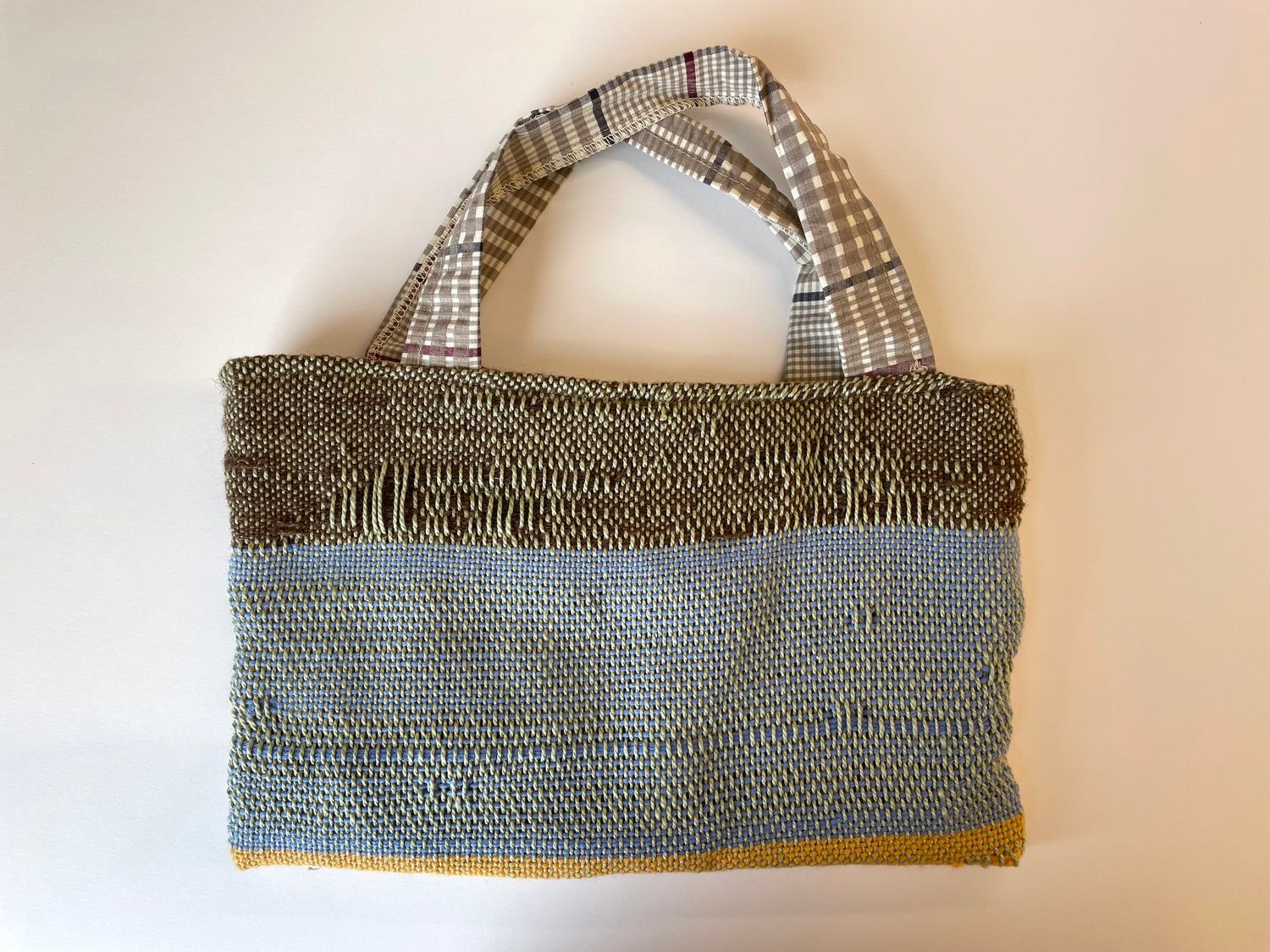 small handwoven tote bag by Aaliyah Bush