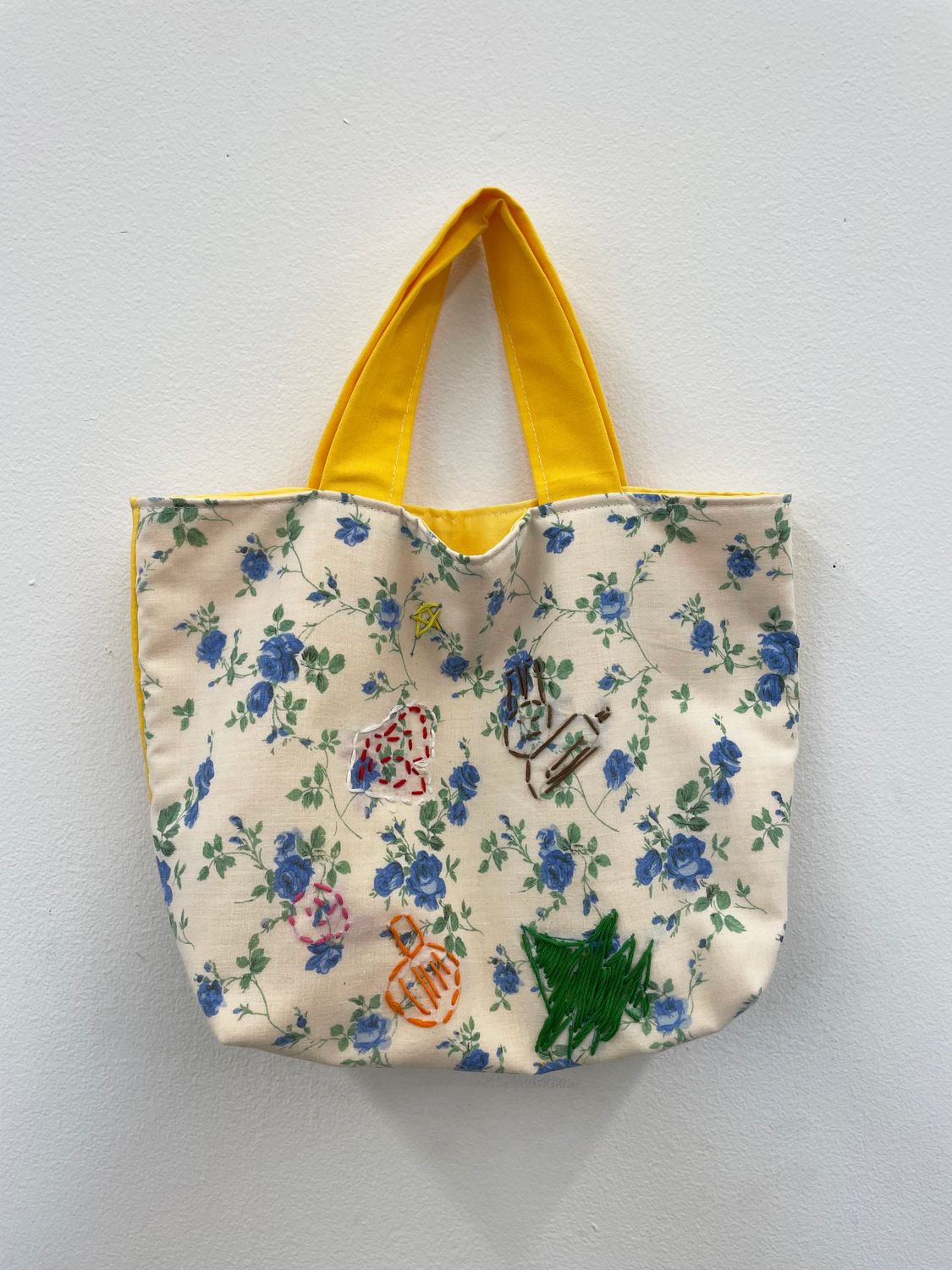 embroidered bag by Veronica Seibert