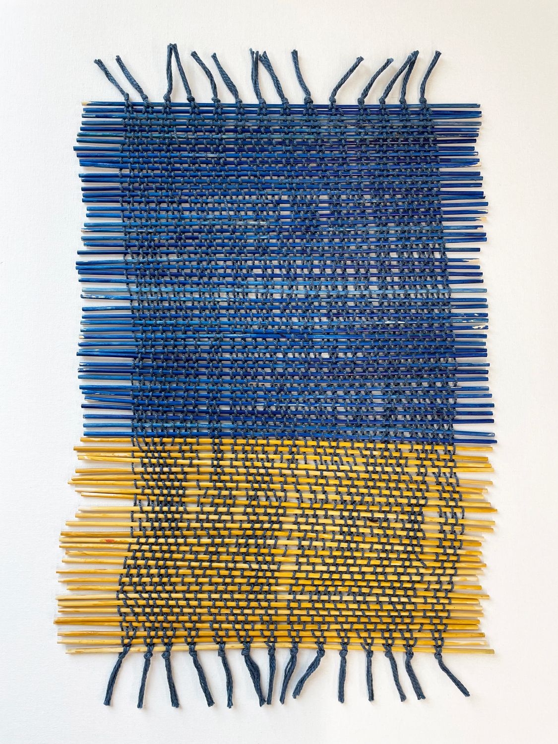 handwoven placemat by Veronica Seibert