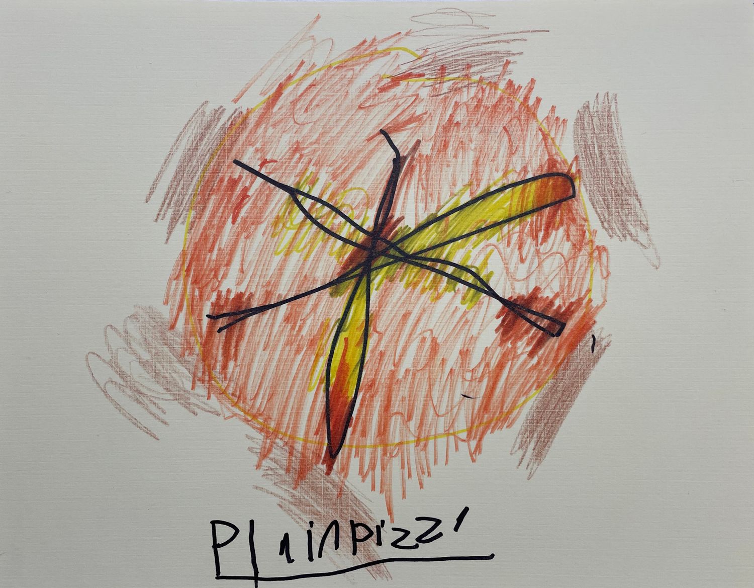 Plain Pizza by Mick Hanes