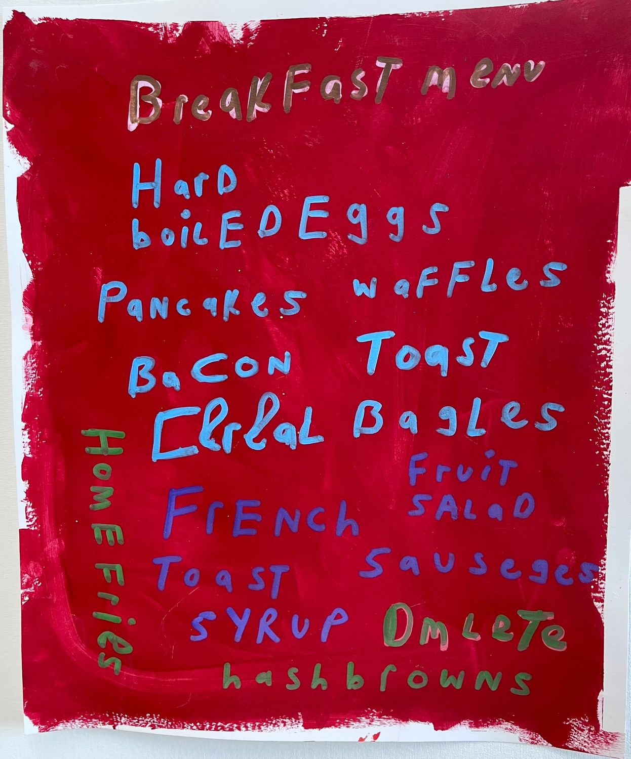Breakfast Menu by Antonio Formosa