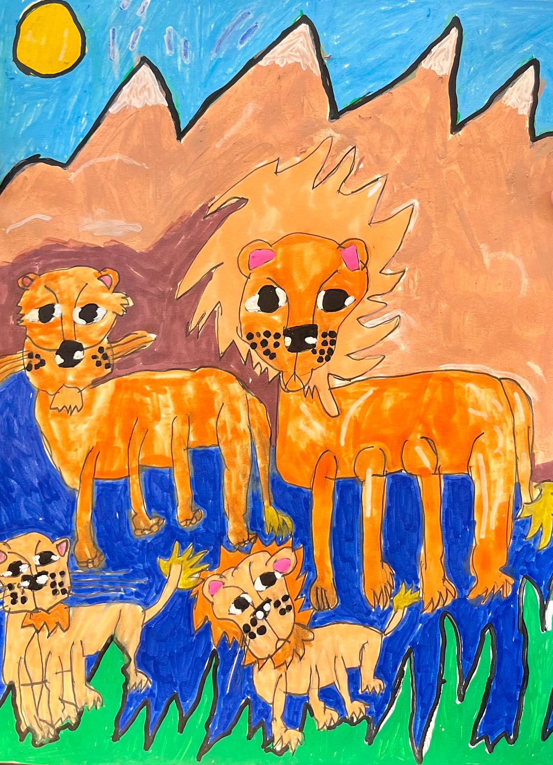 "Lions, Jungle, Mountains" by Aaliyah Bush