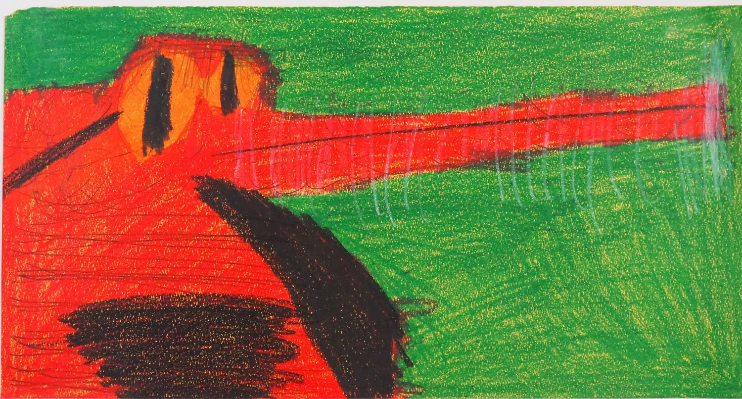 Red Alligator by Clyde Henry