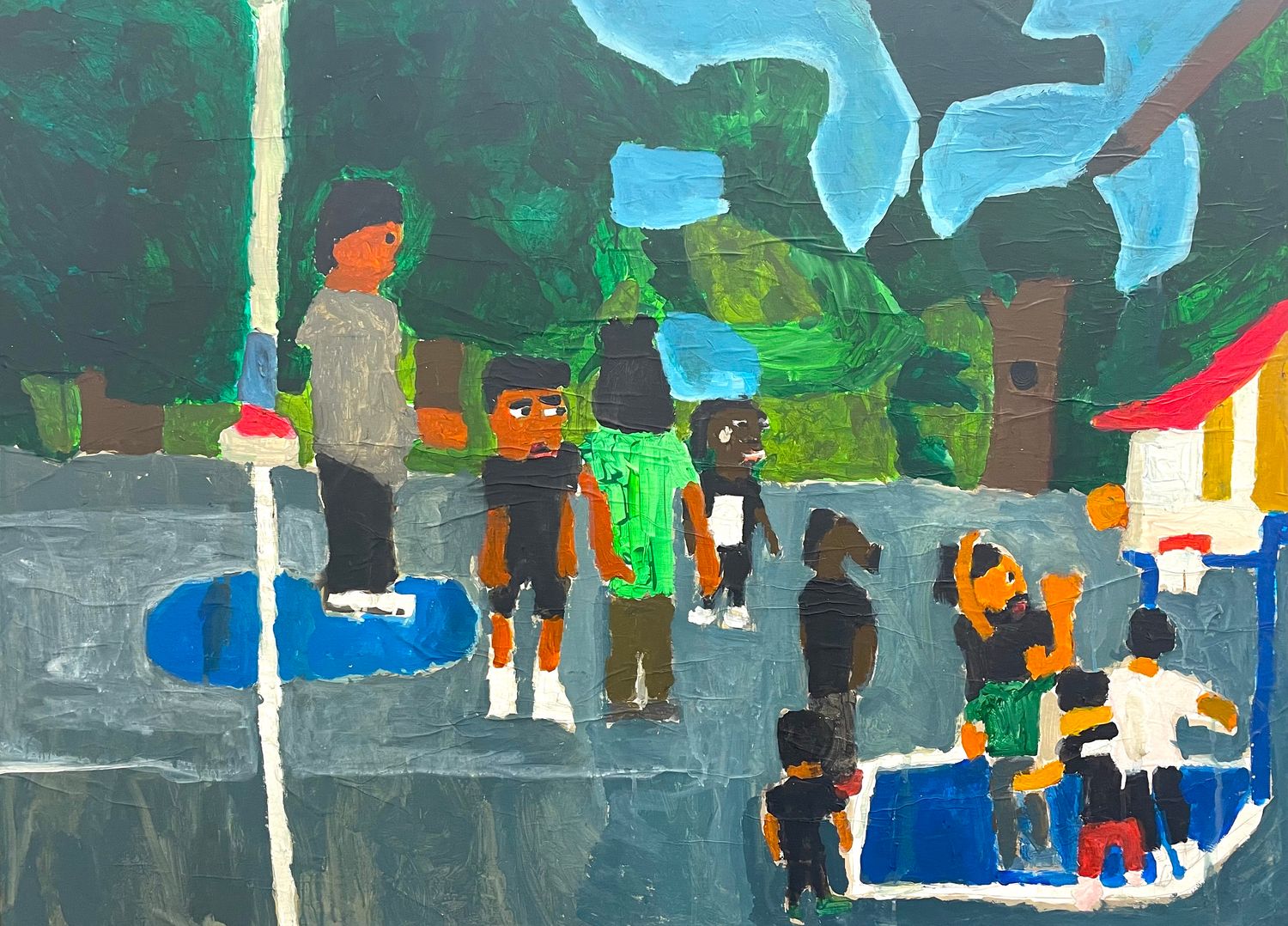 Hunting Park Basketball Series 6 by Eric Stewart