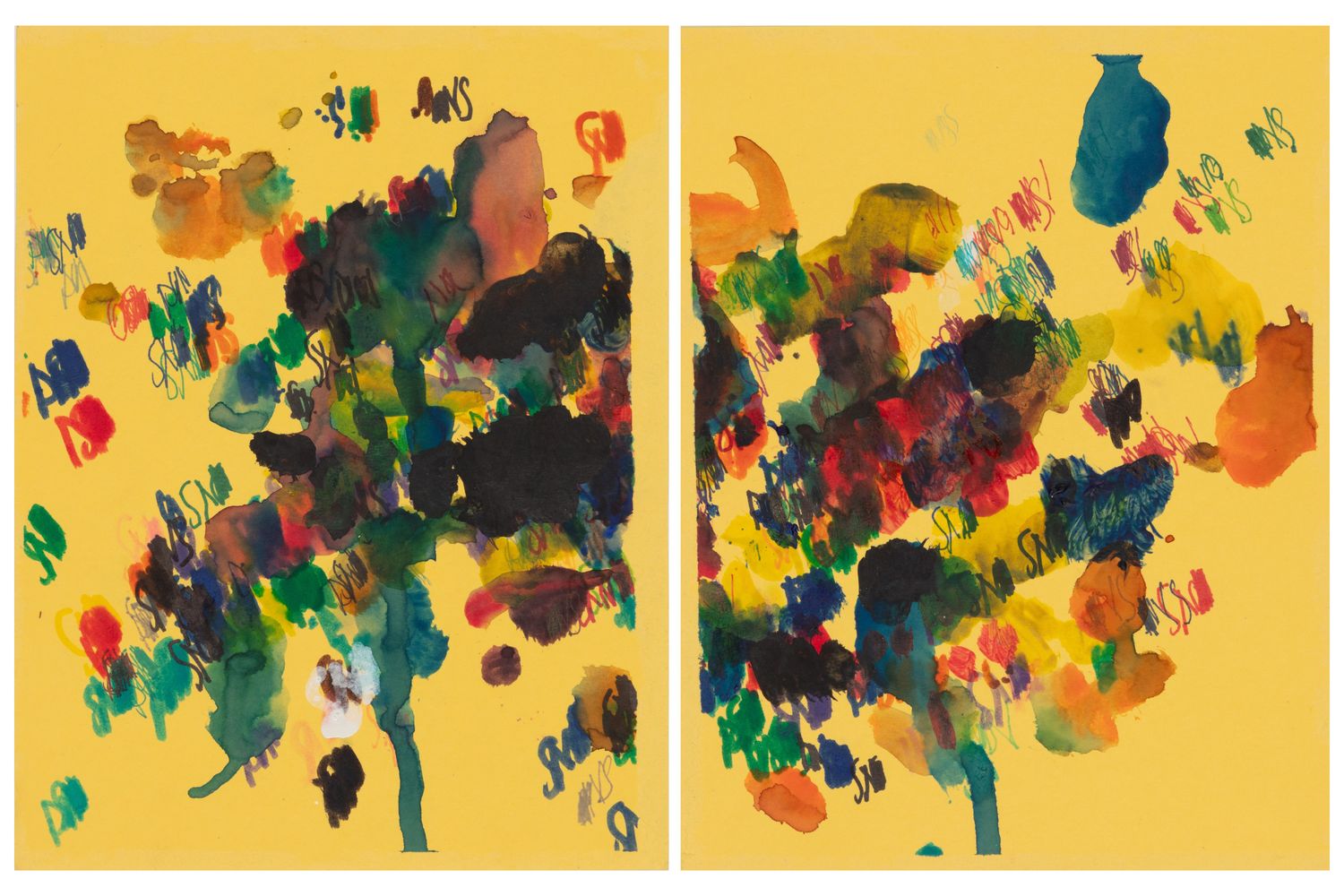 Untitled (Diptych) by Steven Frisoli