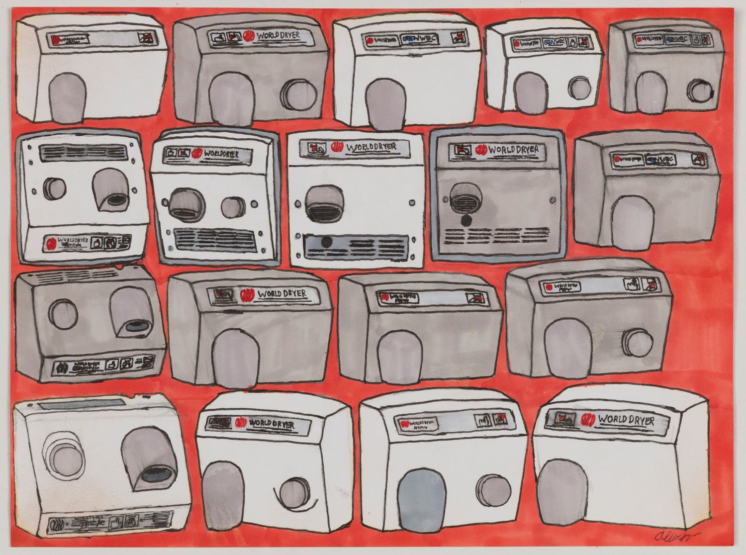 Hair and Hand Drying Air Drying Machines by Allen Yu