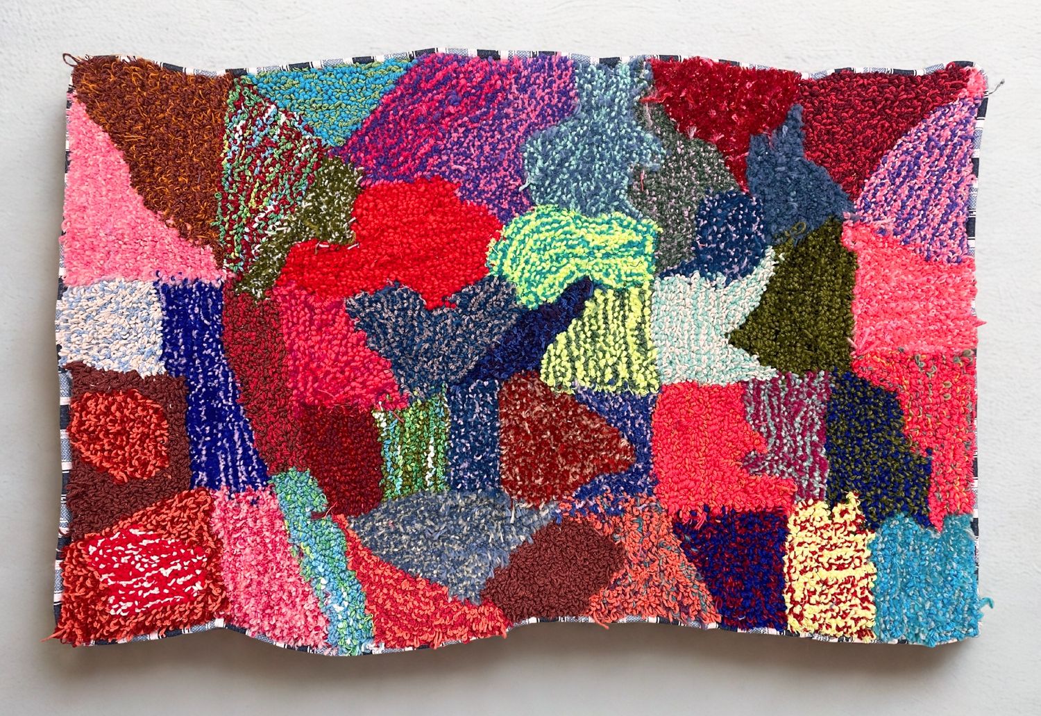 Colorful Berries tufted wall hanging by Ania Lattie