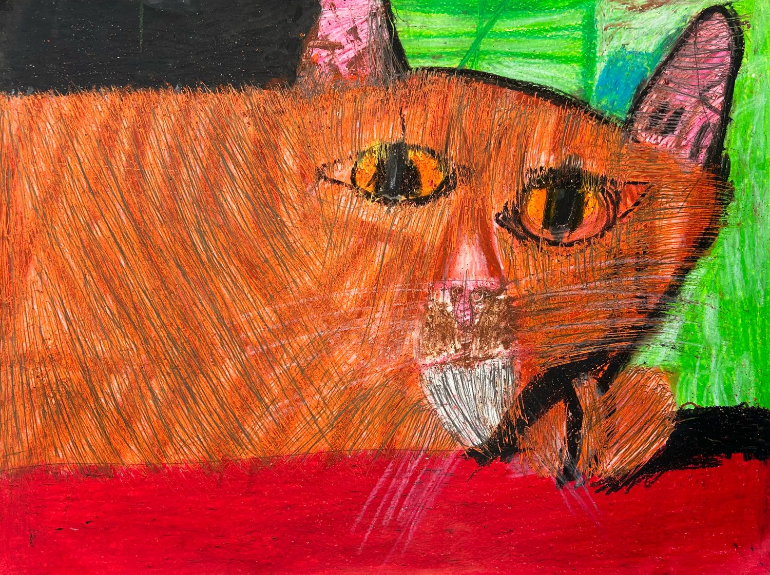 Orange Cat by Clyde Henry