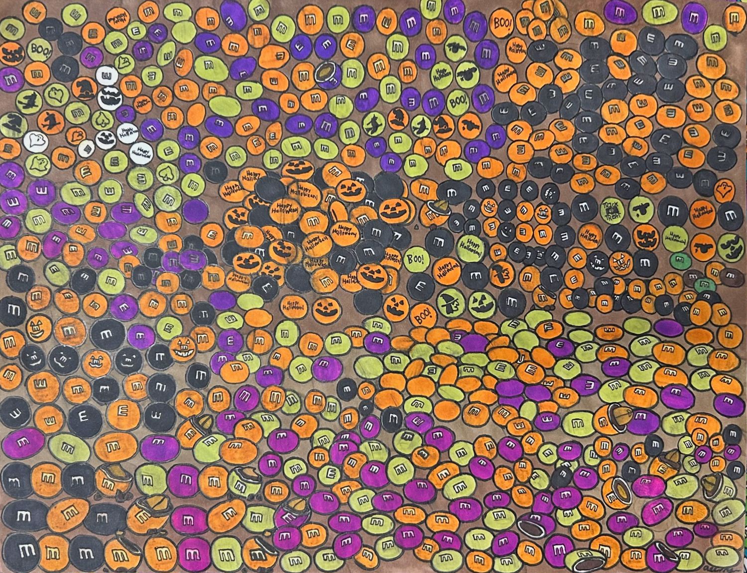 Halloween M&amp;M's Chocolate Candies by Allen Yu