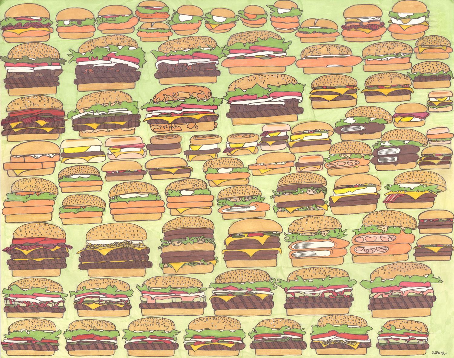 Burgers from Around the World by Allen Yu