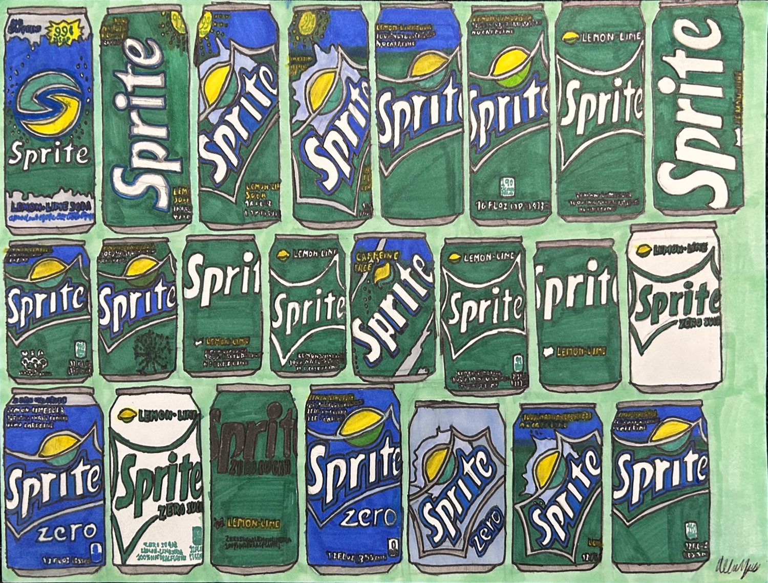 Sprite Lemon Lime by Allen Yu