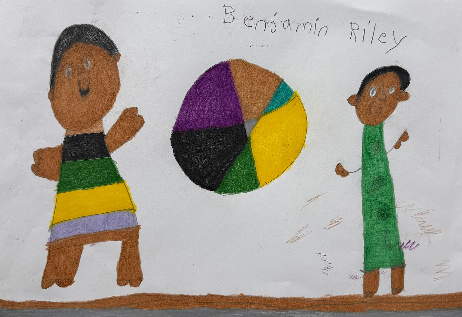Two Boys Playing Ball