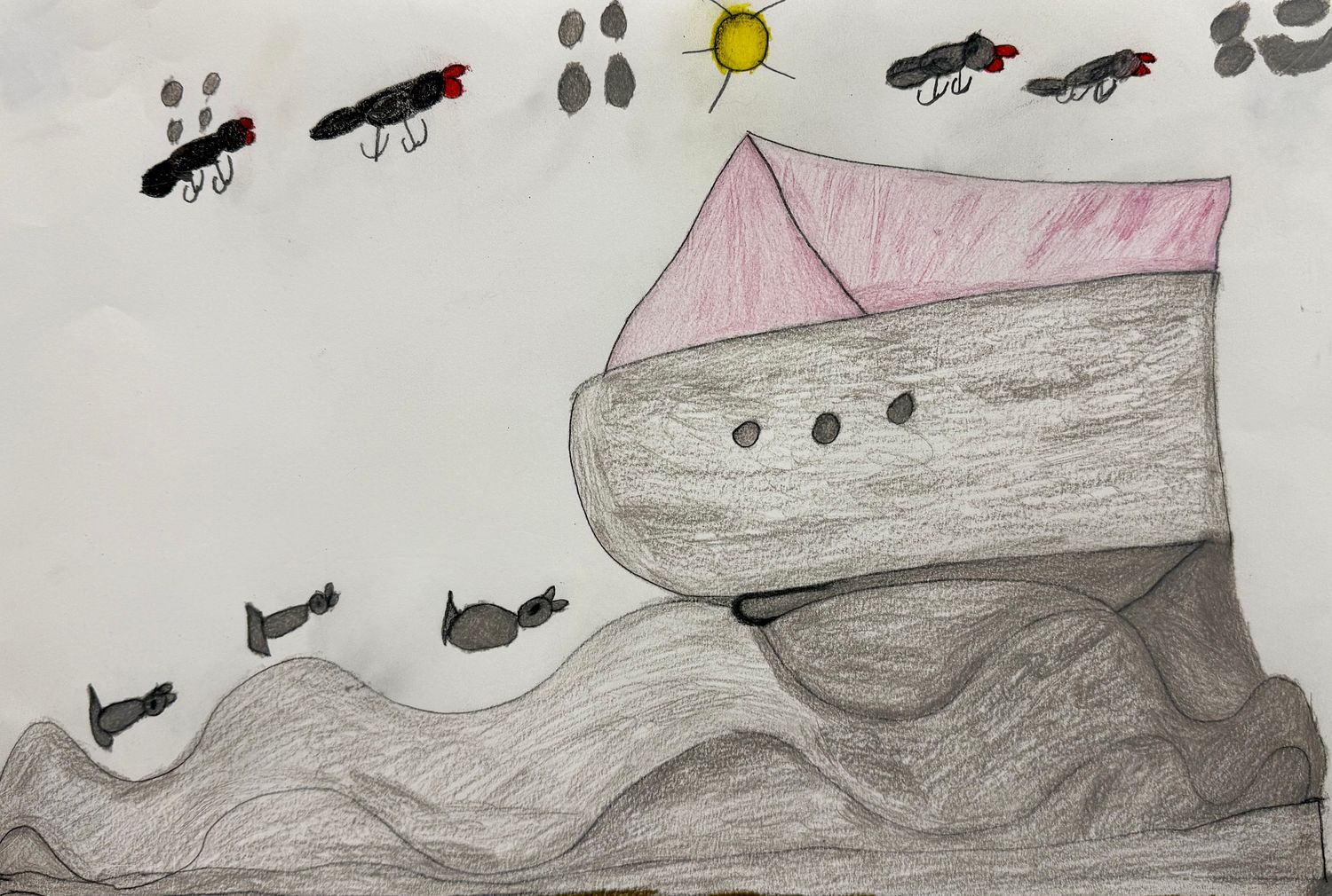 Ship and Birds