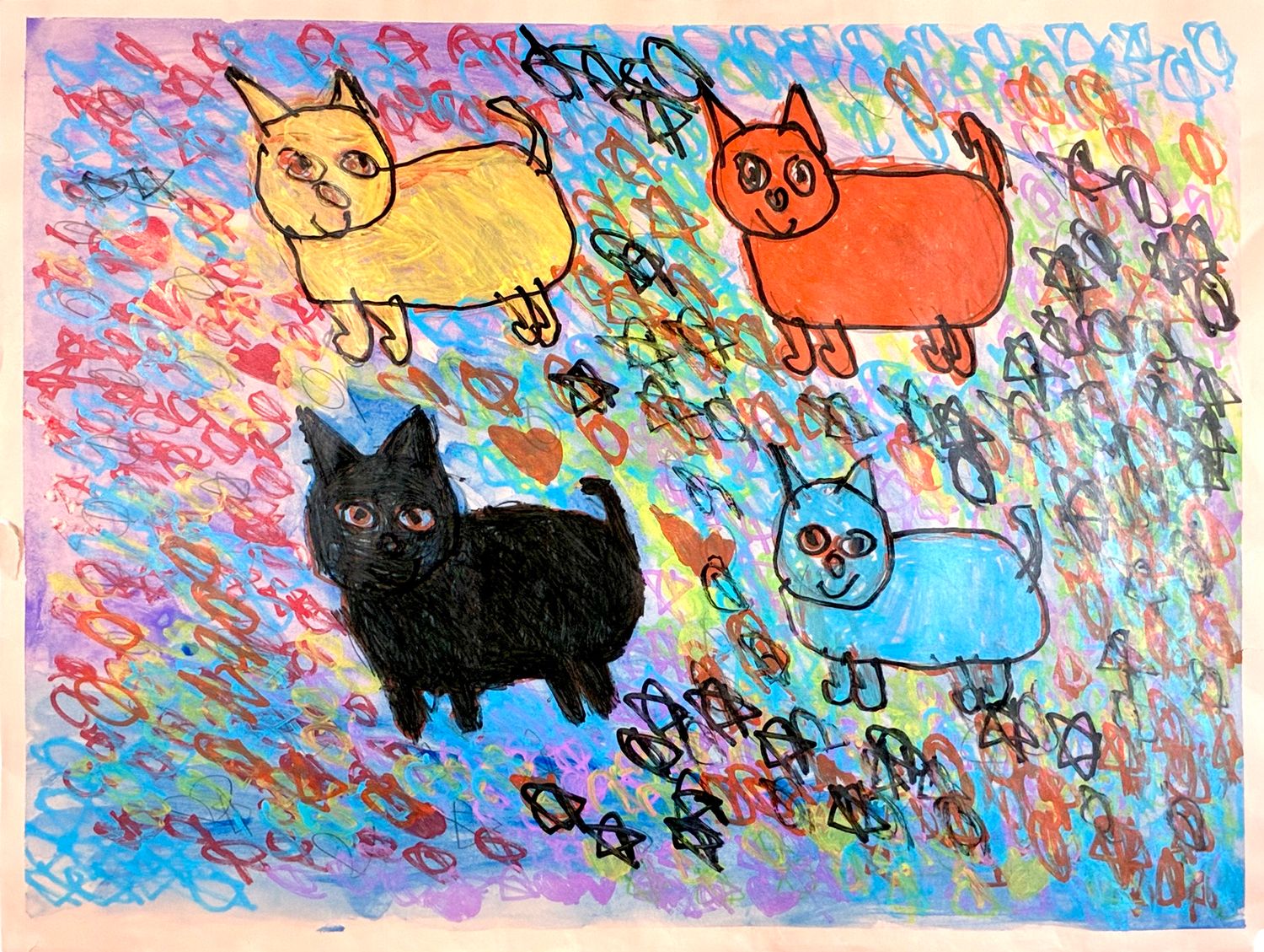 4 Dogs in a Group Together by Lauren Rowland