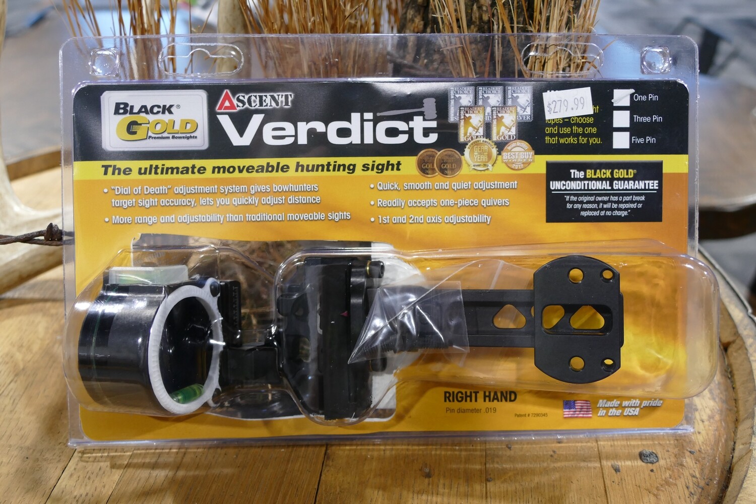 Black Gold Ascent Verdict RH 1 Pin Dovetail