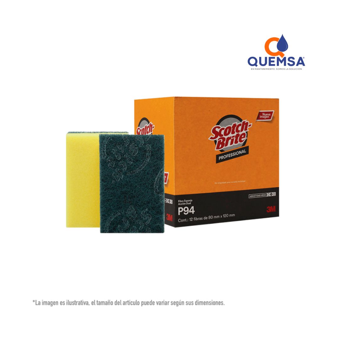 P-94 Fibra Esponja Scotch-Brite® -  Precio caja C/72 Pzas