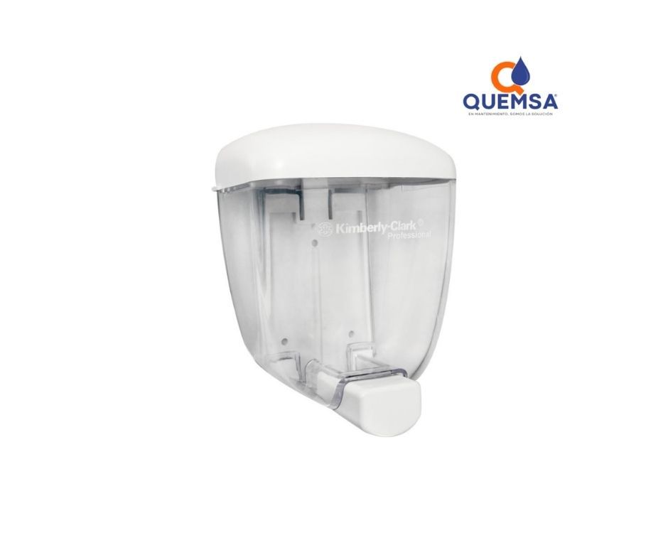 Jabonera Granel Transparente c/ Blanco 6pzas x 800ml, Precio 1 pieza