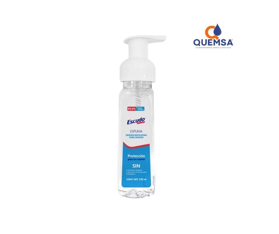 Espuma Dermolimpiadora para manos Escudo - Precio 1 caja