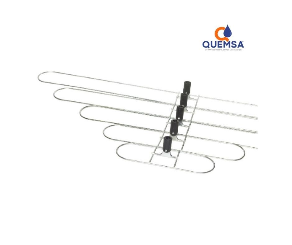 Base Metálica para Mop de   90 cms. Intercambiable - Precio Caja C/12 Pzas