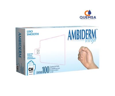 Guante Vinyl Bajo en Polvo GRANDE -  Precio Caja C/20 Paquetes