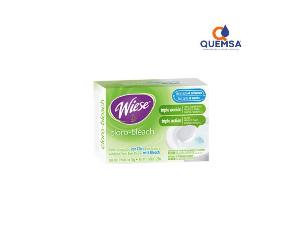 Pastilla Cloro WIESE 35g - Precio Caja C/ 12 pzas