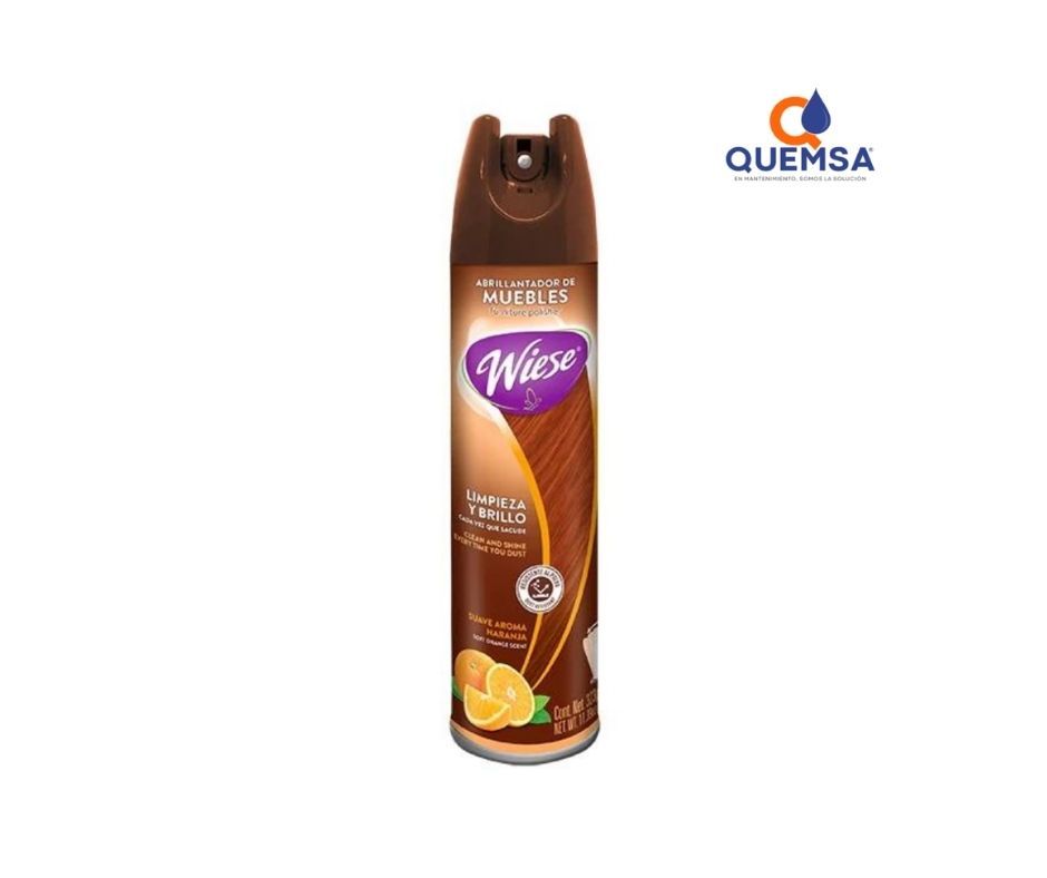 Abrillantador de Muebles WIESE  323g/ 400ml - Precio Caja C/12 pzas