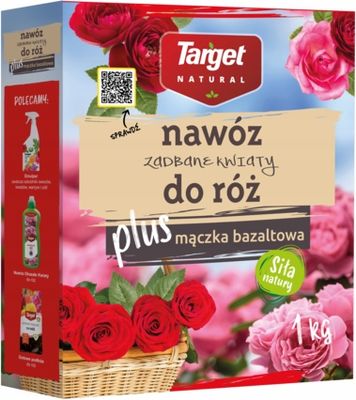 Nawóz do Róż z Mączką Bazaltową 1kg Target