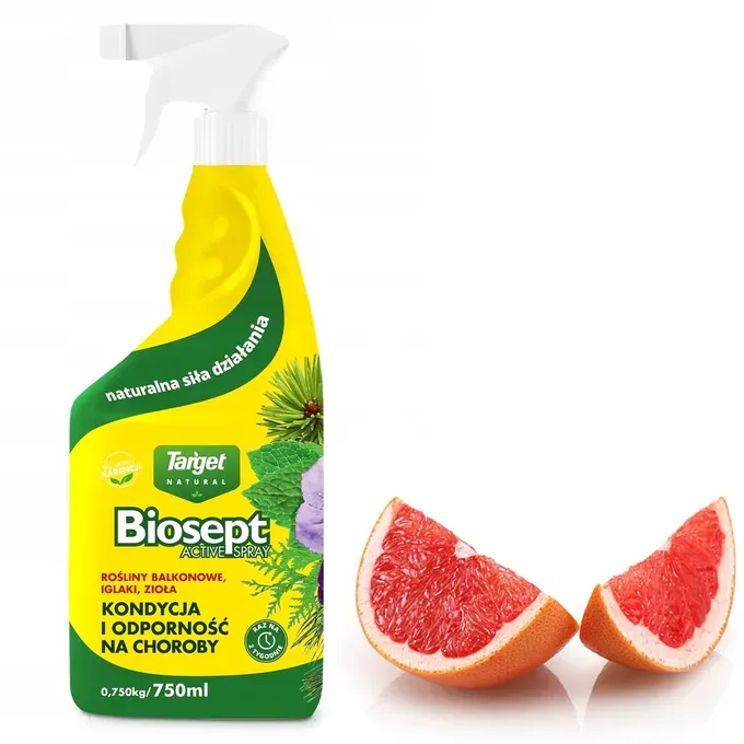 Biosept Activ Spray zwiększa odporność roślin na choroby Target 750 ml