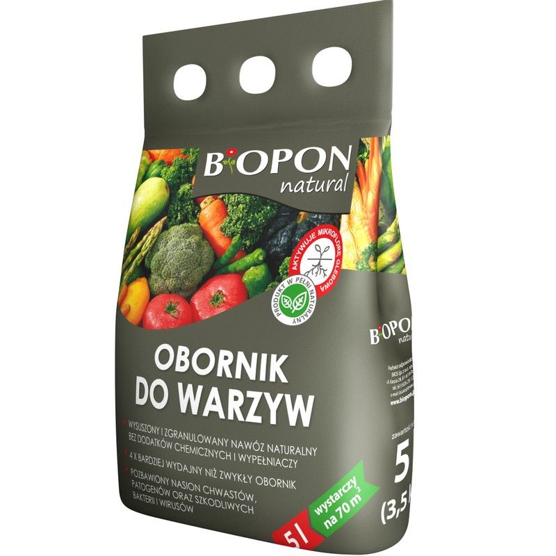 Biopon natural - obornik do warzyw 5L