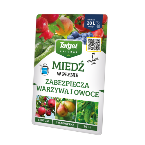 Scutum - Miedź w płynie wspomaga kondycję roślin 30 ml Target