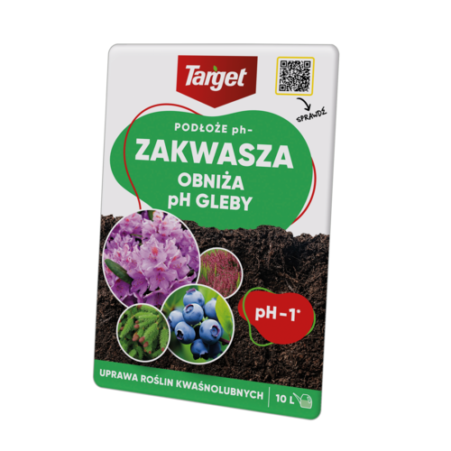 Podłoże pH minus zakwasza oraz obniża pH gleby 100ml Target