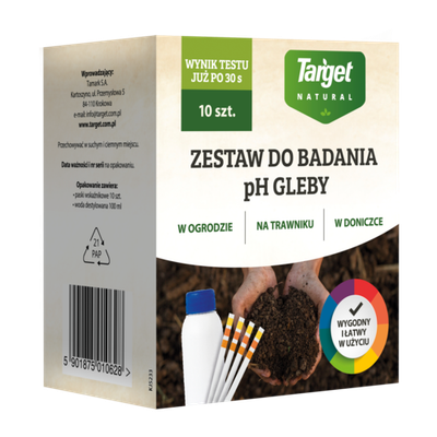 Zestaw pH zestaw do badania odczynu pH gleby Target