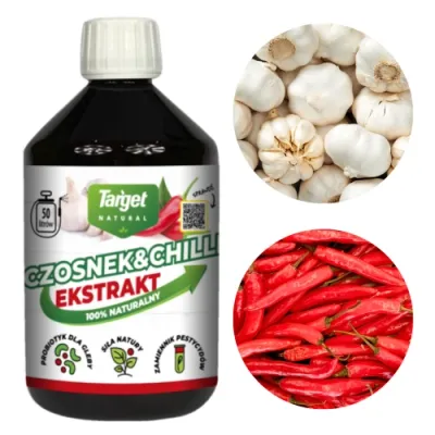Czosnek &amp; Chilli Ekstrakt Odstrasza szkodniki na choroby na mszyce 500 ml Target