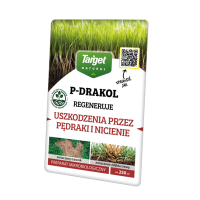 P-Drakol na trawnik stymuluje procesy regeneracji - 20g Target