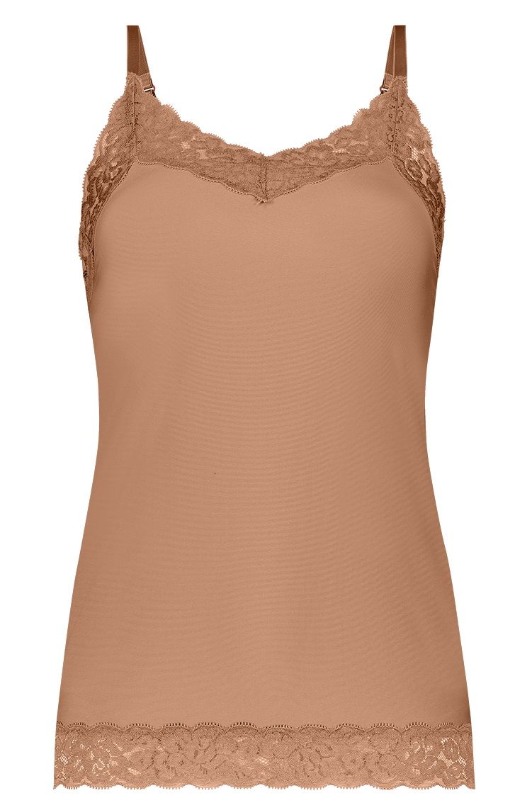 Ten Cate Secrets spaghetti top kant hazelnut