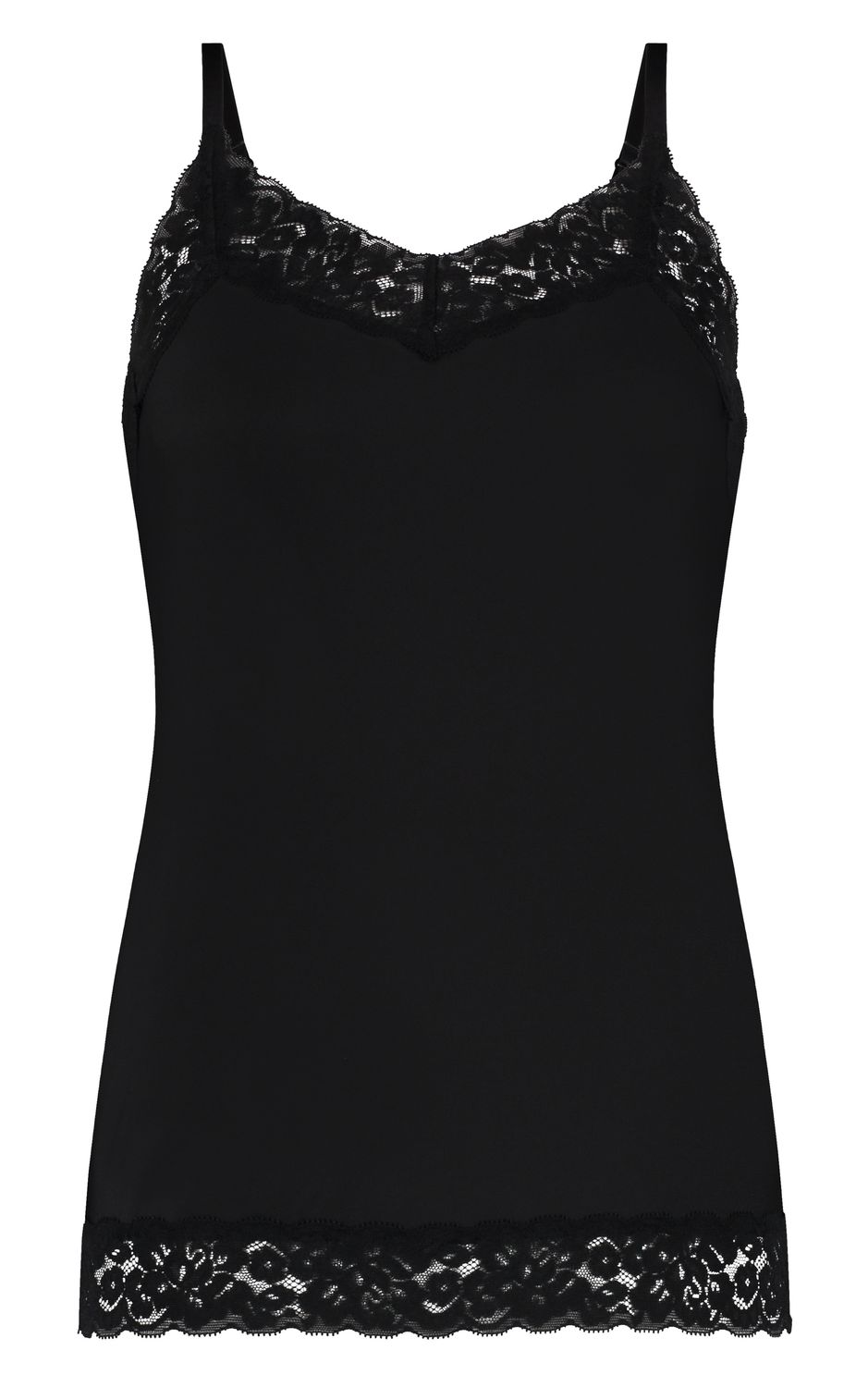 Ten Cate Secrets spaghetti top kant black