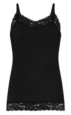 Ten Cate Secrets spaghetti top kant black