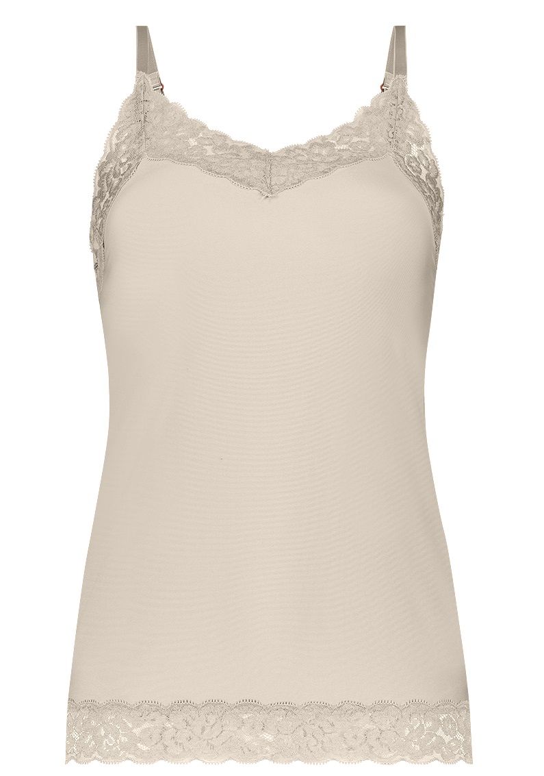 Ten Cate Secrets spaghetti top kant almond