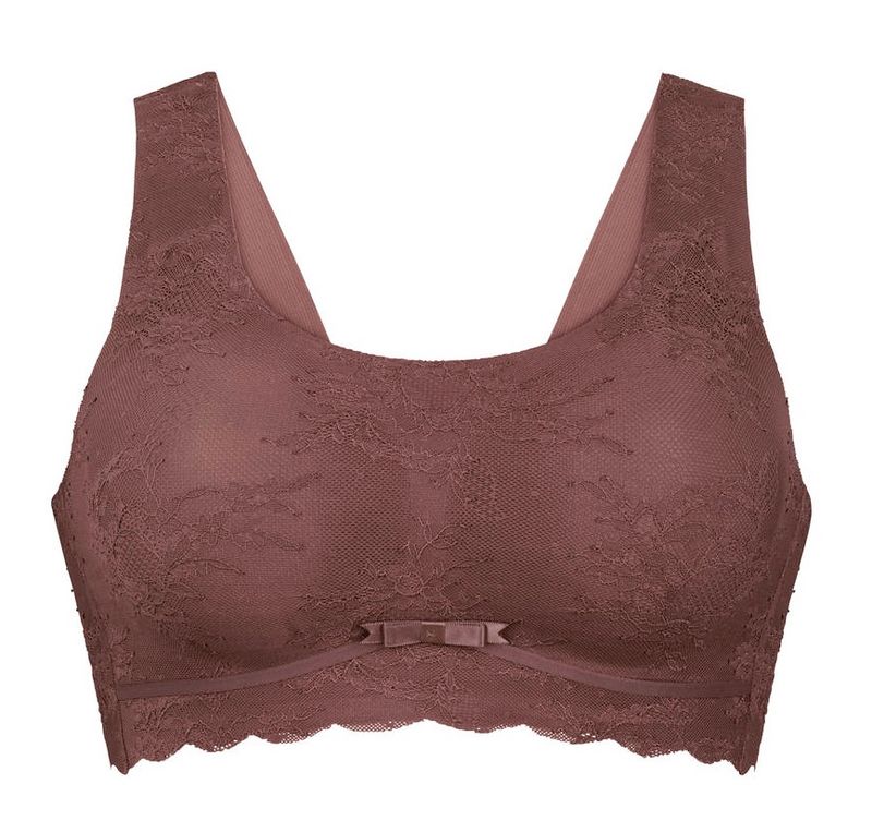 Anita Essential lace bralette berry