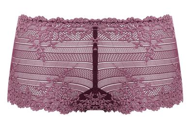 Wacoal Embrace Lace short plum
