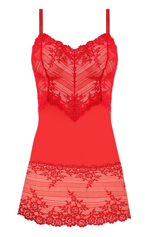 Wacoal Embrace Lace chemise rood