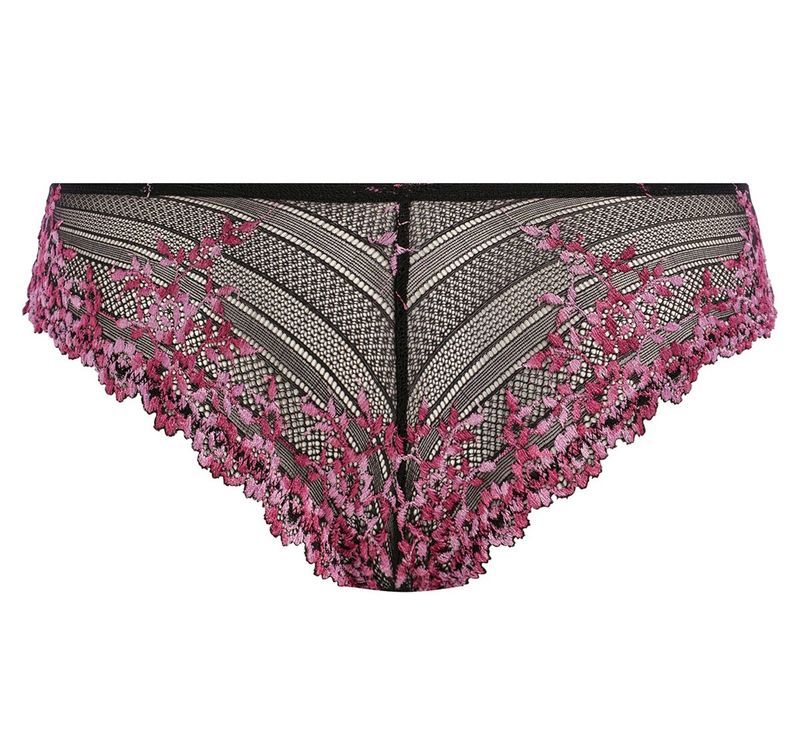 Wacoal Embrace Lace tanga black/berry