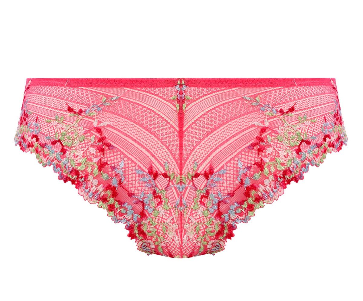 Wacoal Embrace Lace tanga hot pink